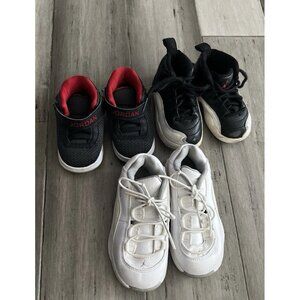 Nike Jordan Baby Toddler Sneakers 3 Pair Leather Canvas Size 8C, 4C, 5C